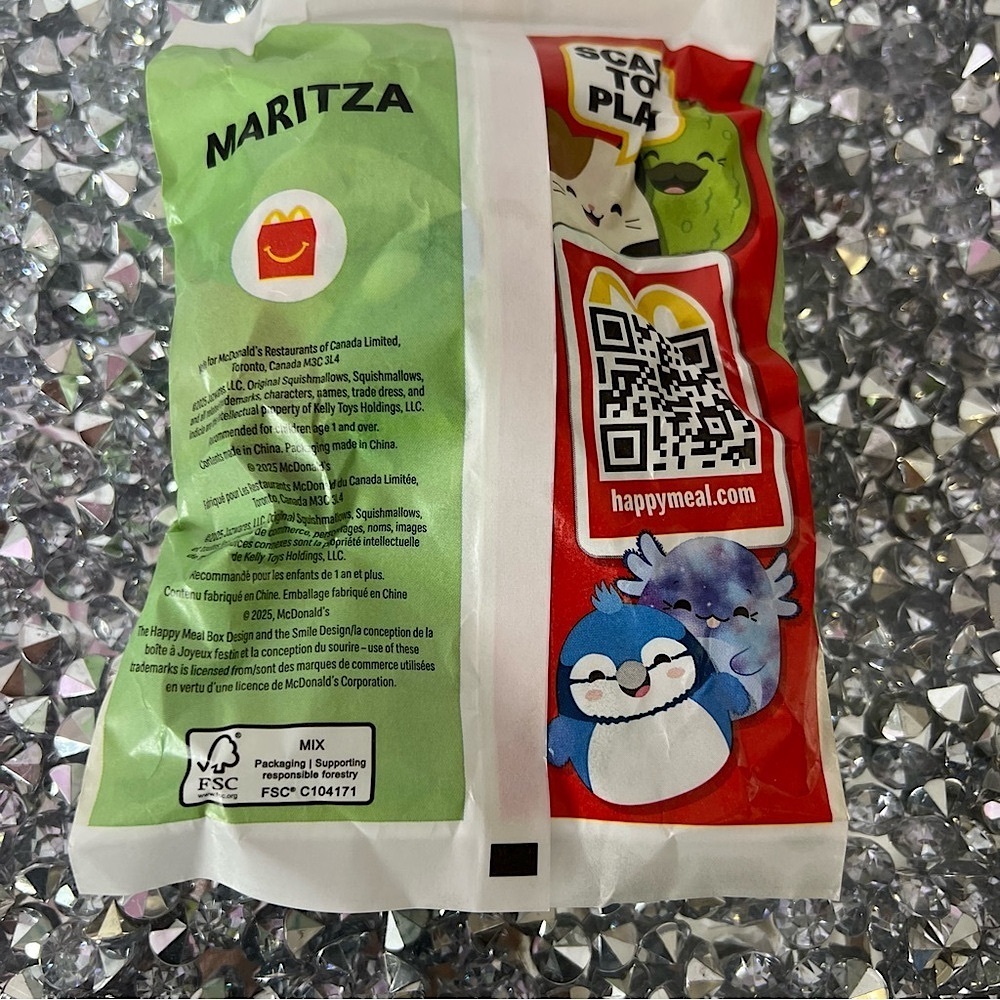 Squishmallows McDonald’s Maritza plush toy brand new in package stuffed animal